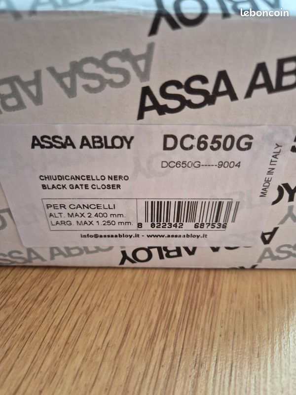 Assa Abloy MAB 650C ferme portail/portillon avec bras glissière (image 6)
