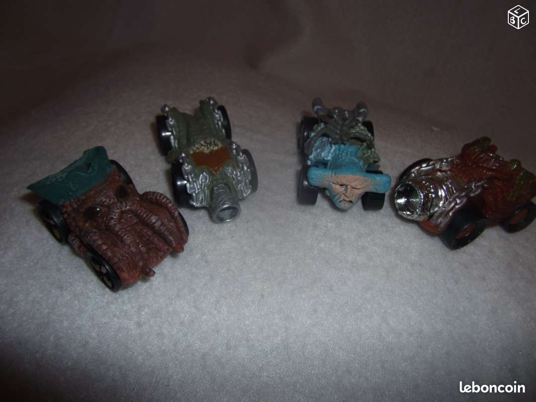 Lot 4 voitures disney mattel (image 1)