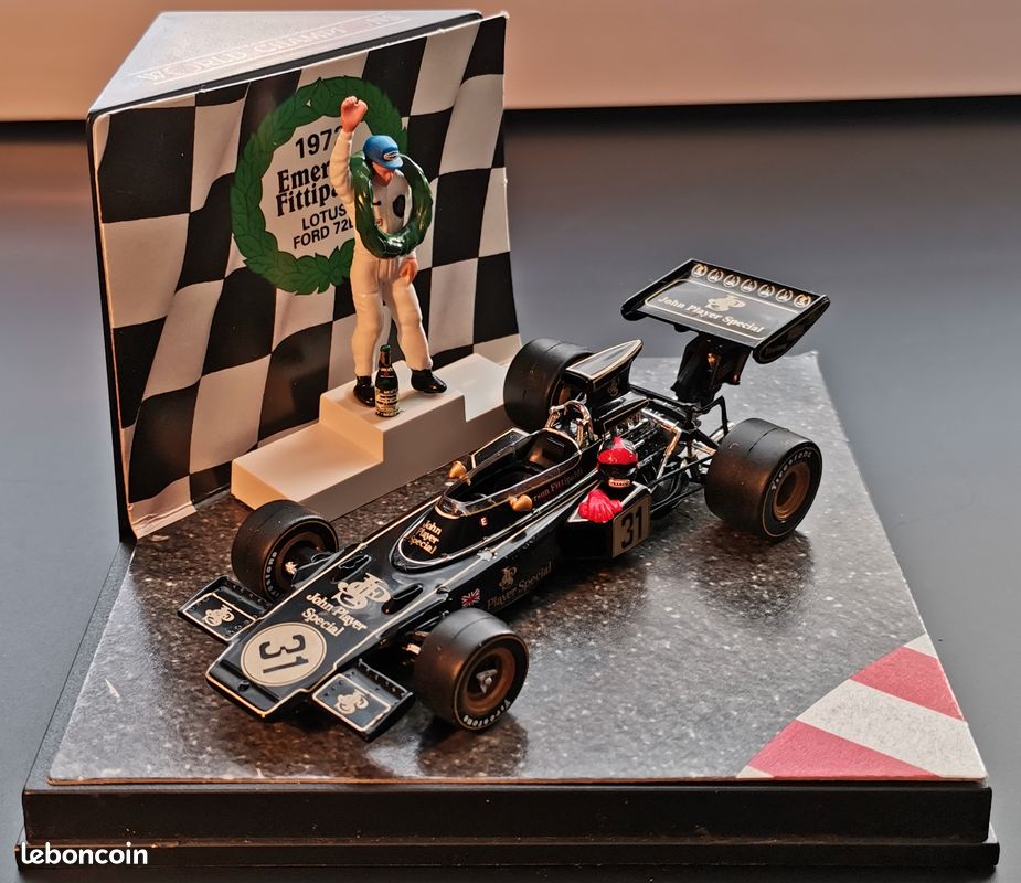 Miniature Lotus F1 72D - E. Fittipaldi 1972 - Échelle 1/43 Par Vitesse - Occasion