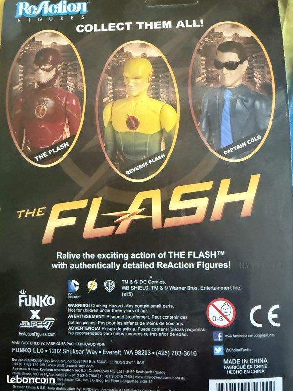 Figurine réaction/Flash/Unlasked/Funko Summer Convention 2015 (image 3)