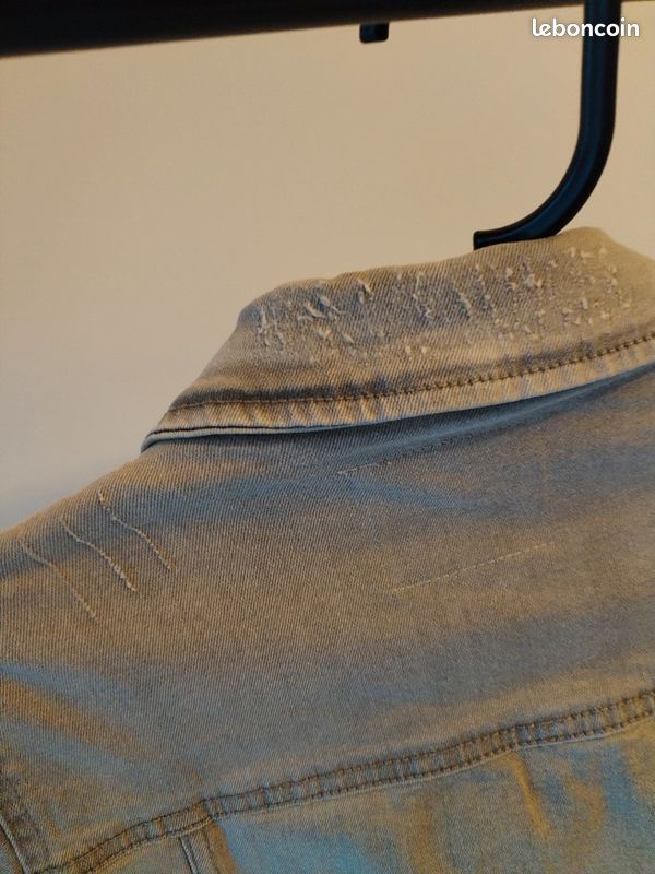 🩶 Veste en jean grise – style casual et tendance 👖✨ (image 6)