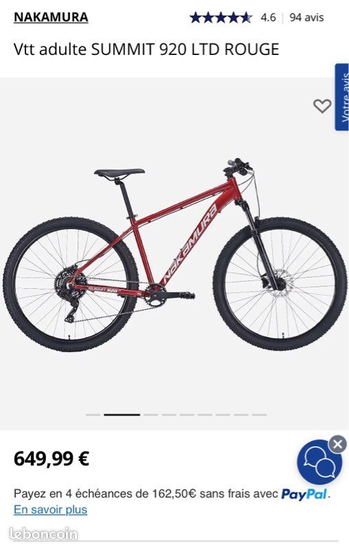 Vtt nakamura summit 920 ltd (image 1)