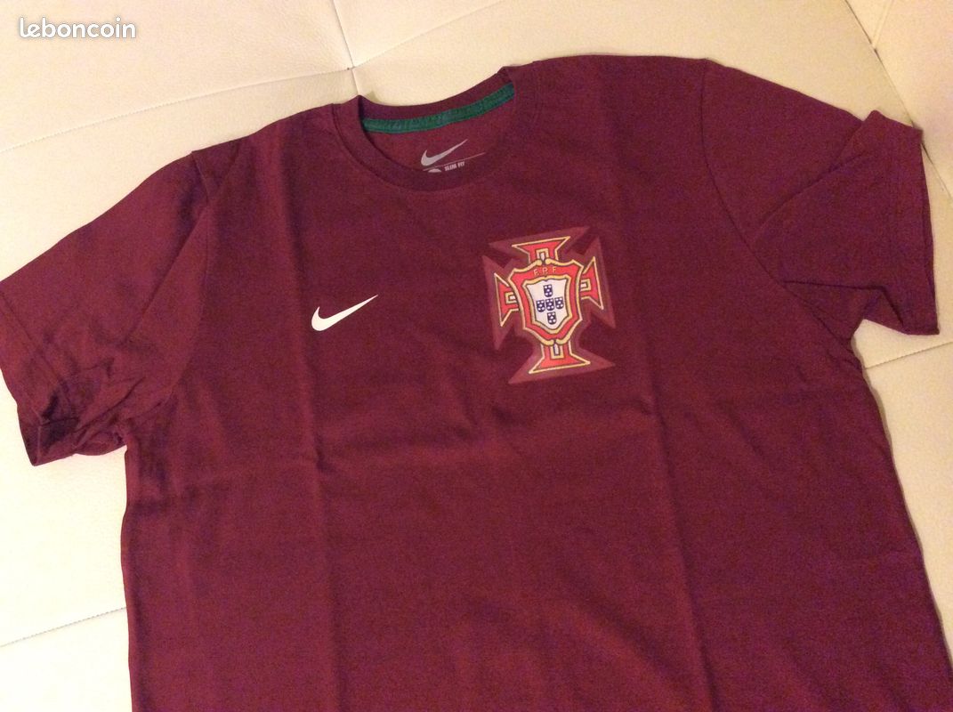 C NEUF tee shirt NIKE Portugal rouge L CAO74 (image 2)