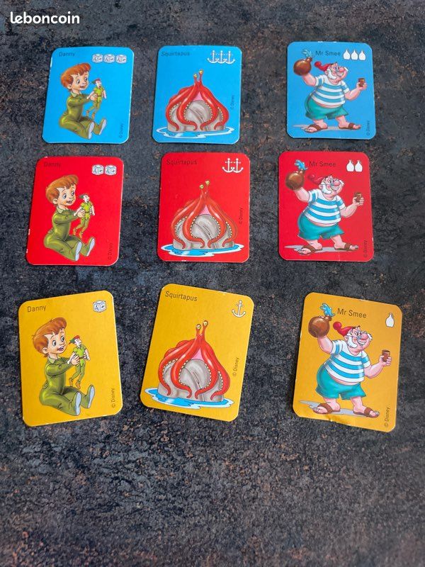 Jeu de 21 cartes miniatures Peter Pan (image 6)