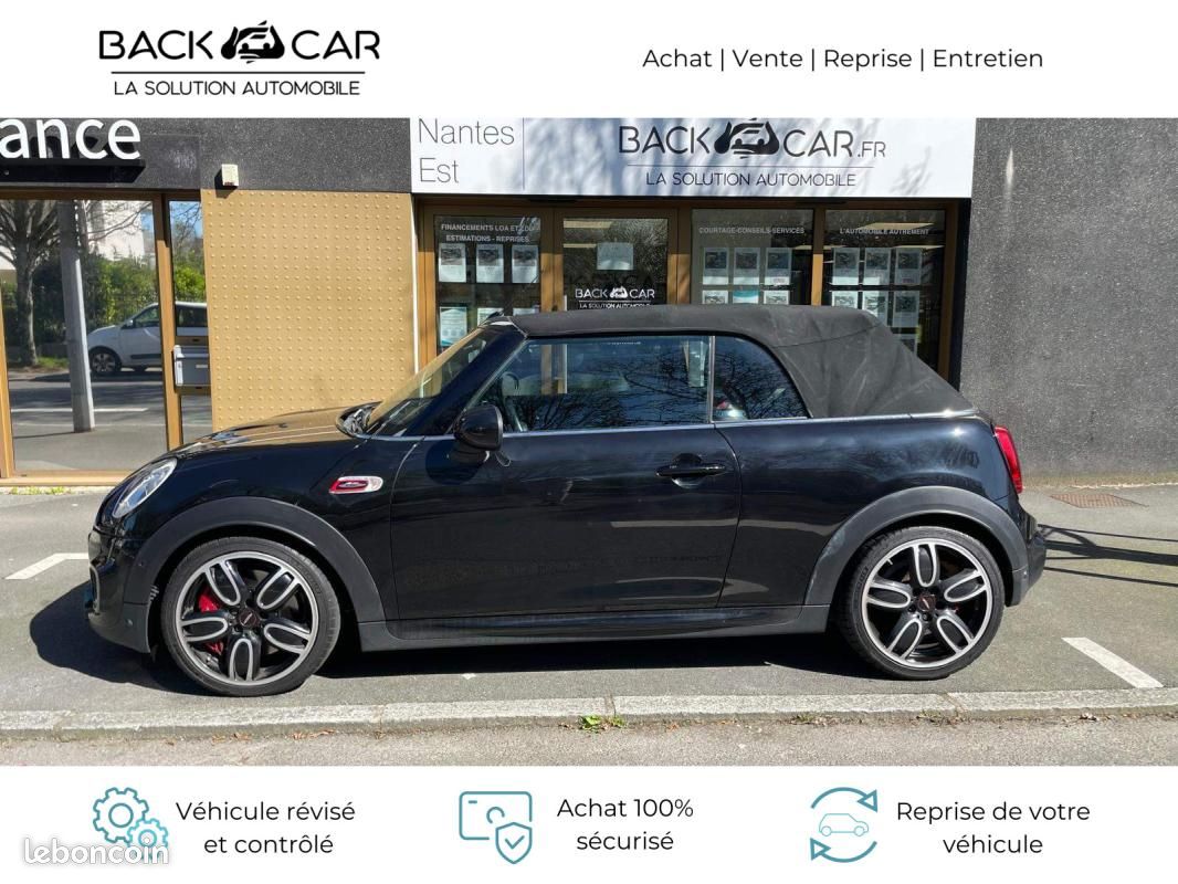 Mini F57 Cabriolet 231 ch John Cooper Works PRO BVA6 - 2P / LIGNE JCW AFFICHAGE TETE HAUTE SIEGES... (image 34)