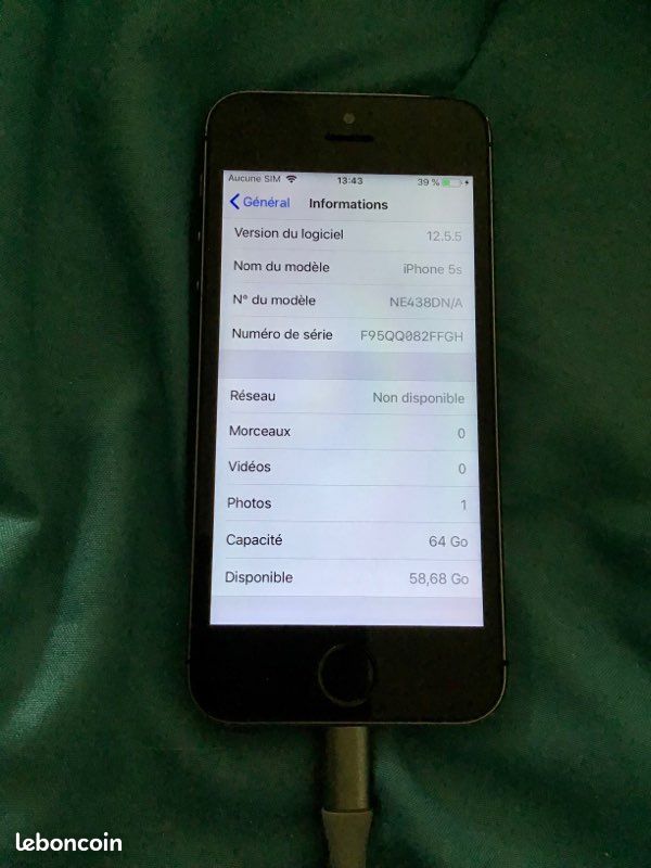 Iphone 5 s * 64 - tout opérateurs - (image 9)