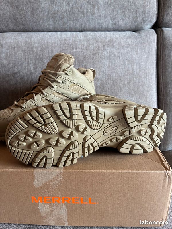 Chaussures MOAB 3 Waterproof MID coyote - Merrell ( taille : 41.5 ) (image 3)