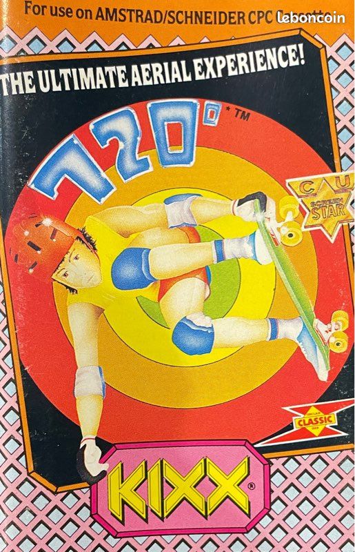 Jeu Amstrad CPC 464 - 720° - US Gold - Action Et Aventure - Occasion