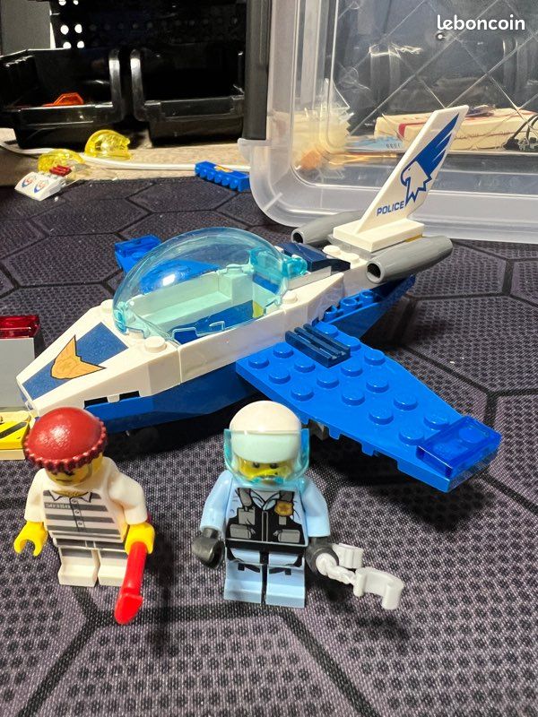 Lego - City - Le jet de patrouille de la police (60206) (image 4)