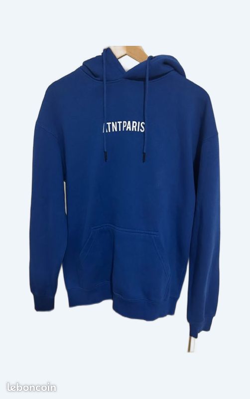 paris pull love atnt paris sweat bleu