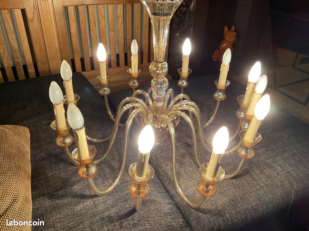 Lustre de majo en verre de Murano (image 8)
