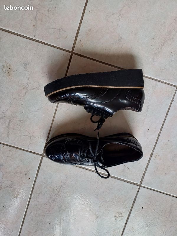 Chaussures femme à lacets derby (image 2)