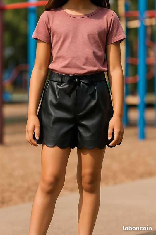 Short Bermuda Femme Additions By Chico's Taille 10 - Noir, Taille Haute, Coton Extensible, Poches - Bon état