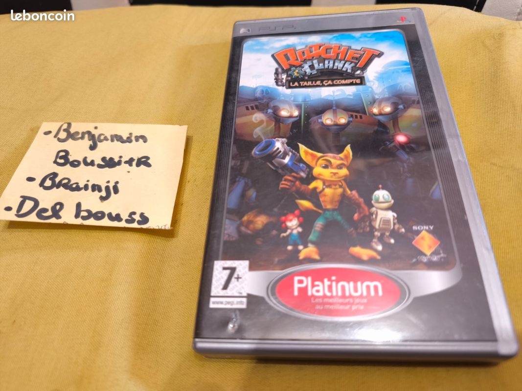 Jeu Sony PSP – Ratchet & Clank : La Taille, ça Compte – PAL, Complet, Bon état