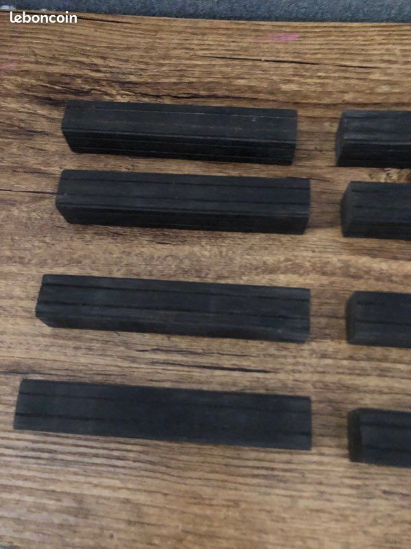 12 porte-couteaux en ardoise noire (image 4)
