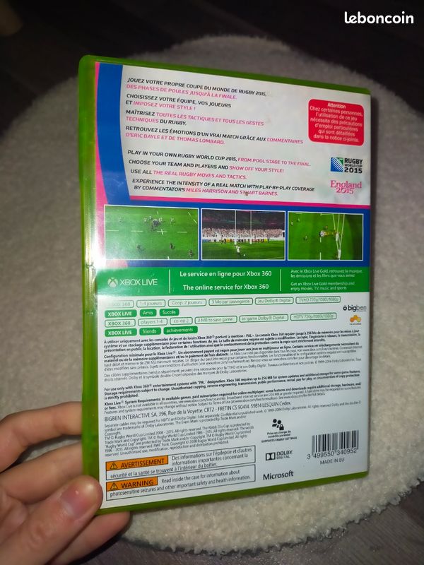 Lot De 10 Jeux Xbox 360 - Disques Rayés, Vendus Pour Boîtes Et Notices - Référence A