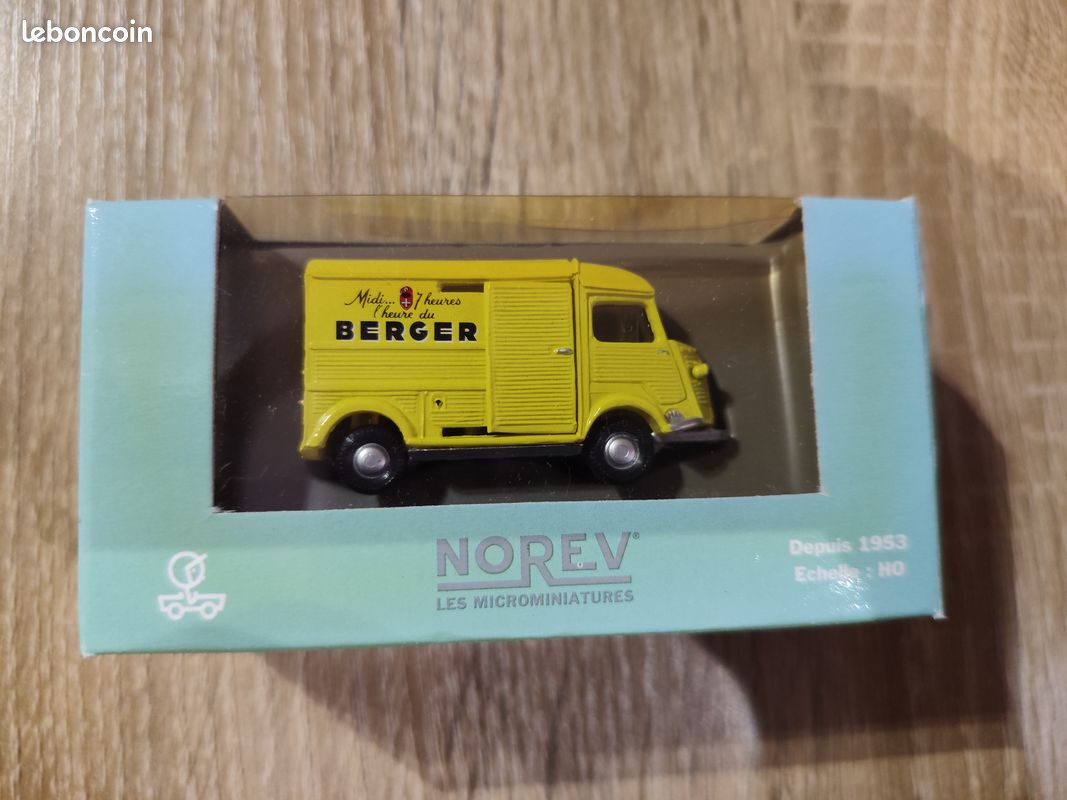 Micro Voiture Norev Mercedes 220 SE Orange 1/86 - Occasion - Manque Train Avant