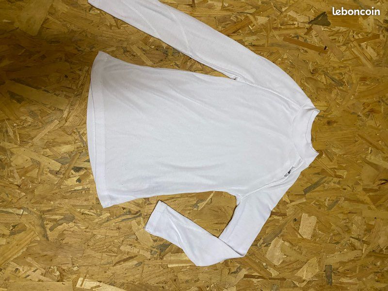 Sous vêtement haut ML blanc 10 ans Décathlon (image 1)