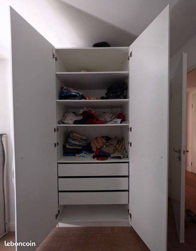 Armoire (Dressing) IKEA blanc – Très bon état (image 2)