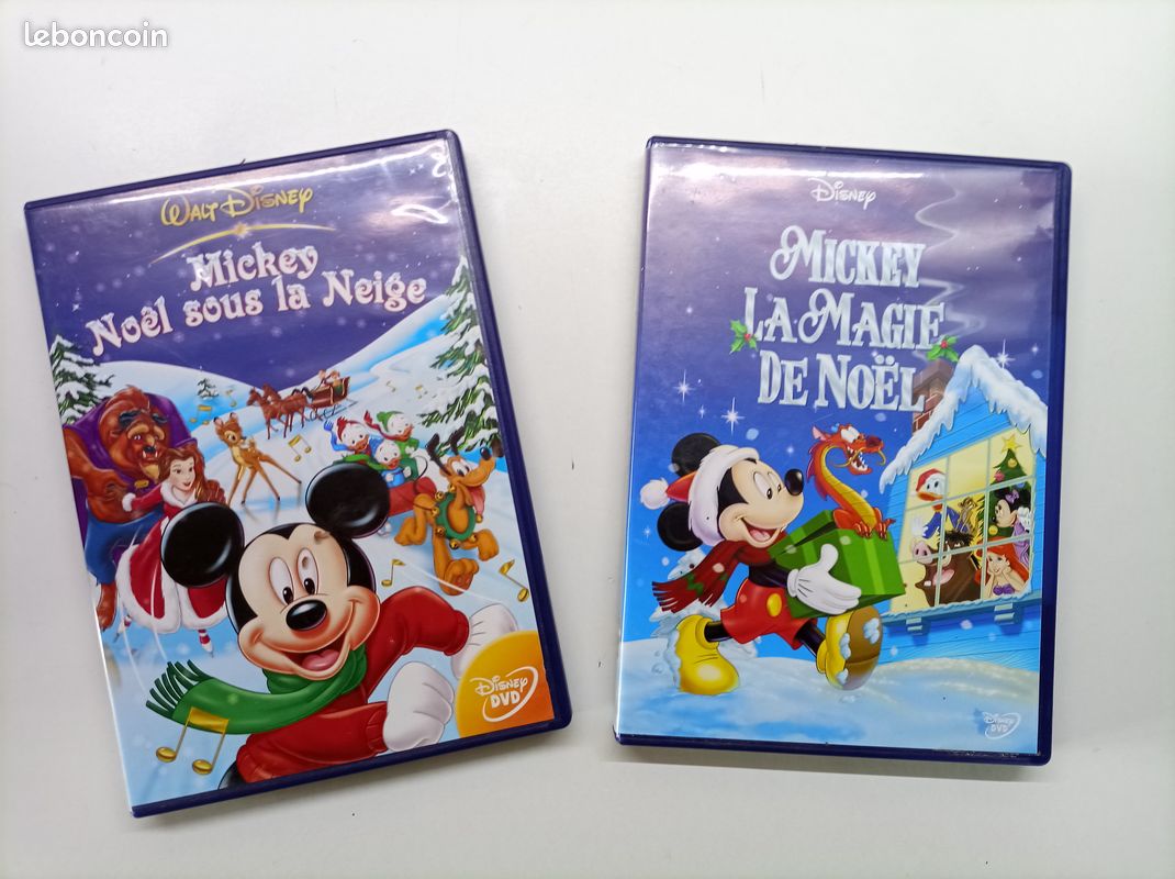 2 X DVD Mickey Noël sous la neige et La magie de Noël (image 1)