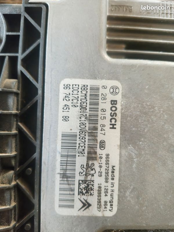 Kit démarrage 207 1.6 hdi fap (image 2)