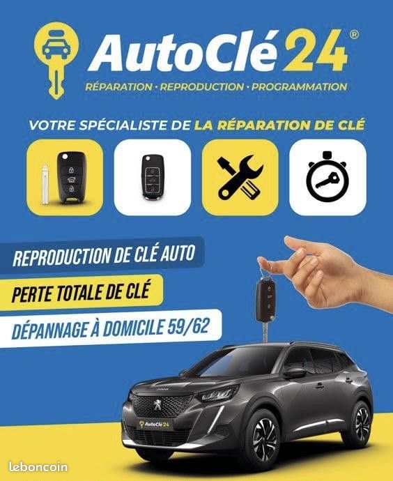 Serrurier automobile – Clé voiture perdue , double et réparation | Autoclé24 (image 1)