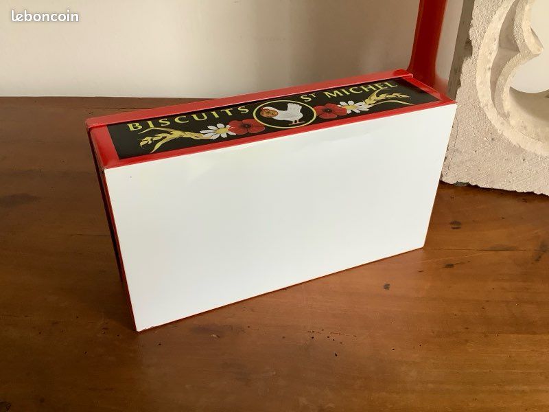 ANCIENNE BOITE PUBLICITAIRE LES COQUES D'OR DU MONT SAINT MICHEL (déco