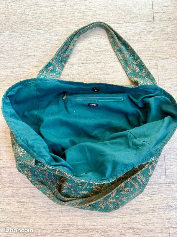 Sac à main porté épaule en tissu Kiabi Accessoires Bagagerie