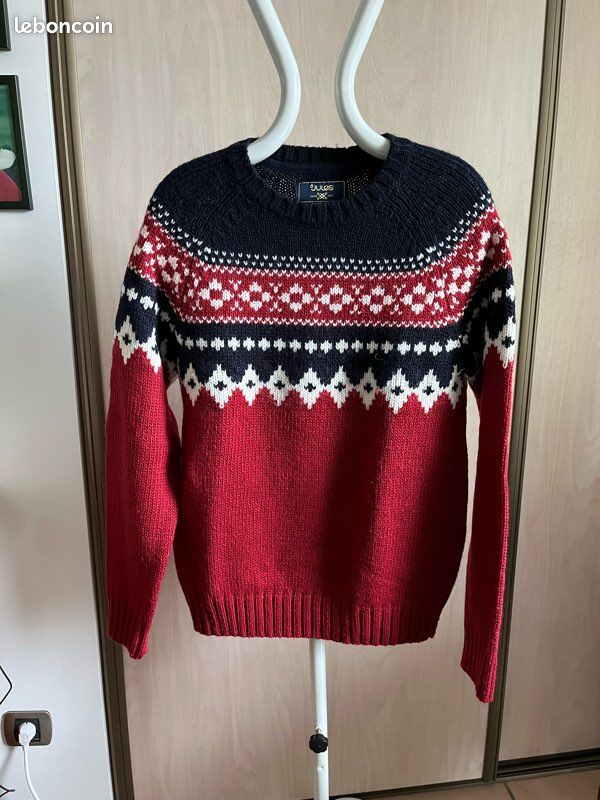 Pull jacquard Jules neuf (image 1)