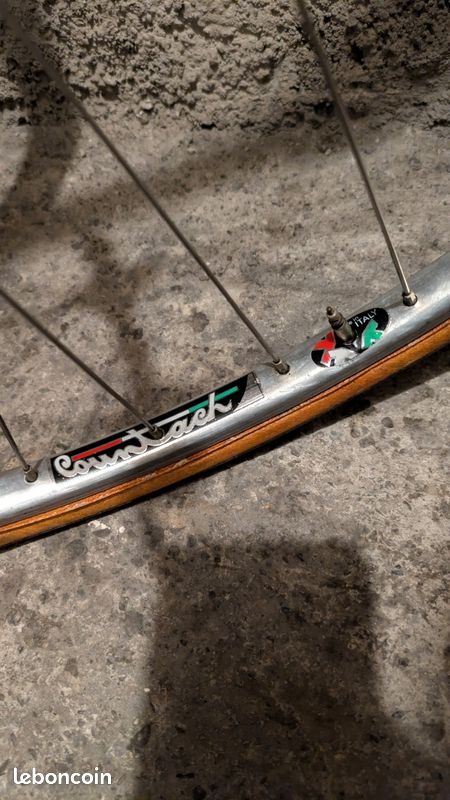 Paire De Roues NISI Countach - Jantes Tubulaires Campagnolo Record, 700, Vintage Italie