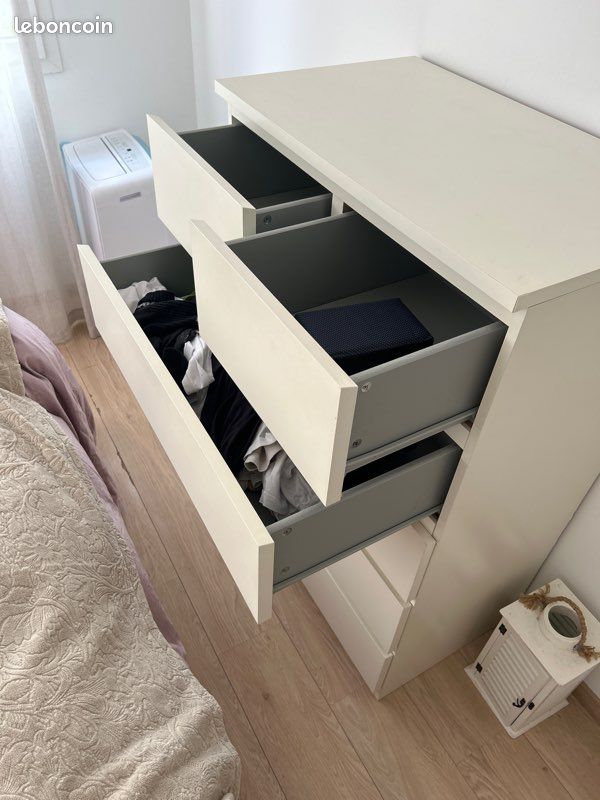 NEUF - Commode IKEA - 4 Tiroirs - modèle TRYSIL - Ameublement