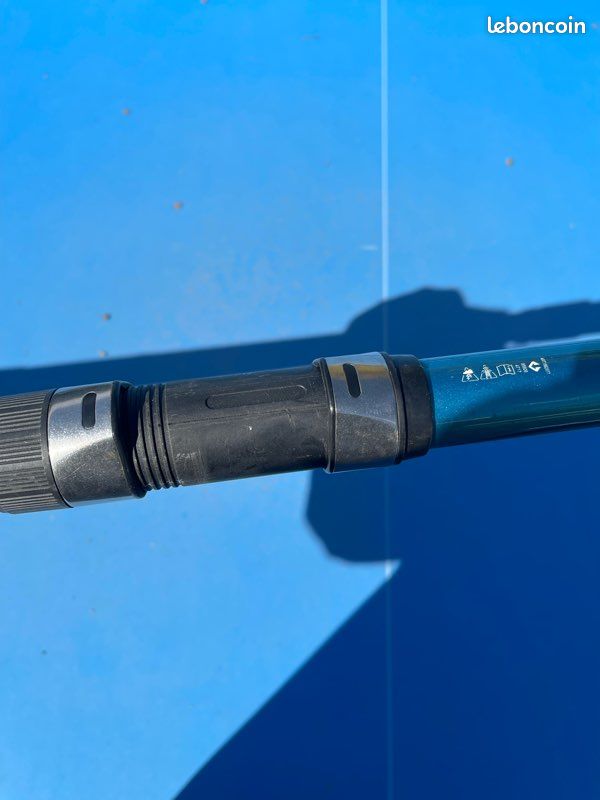 Canne Surfcasting Télescopique Carbone 4.20m – Lancement Plomb 200g, Anneaux SIC, 4 Sections