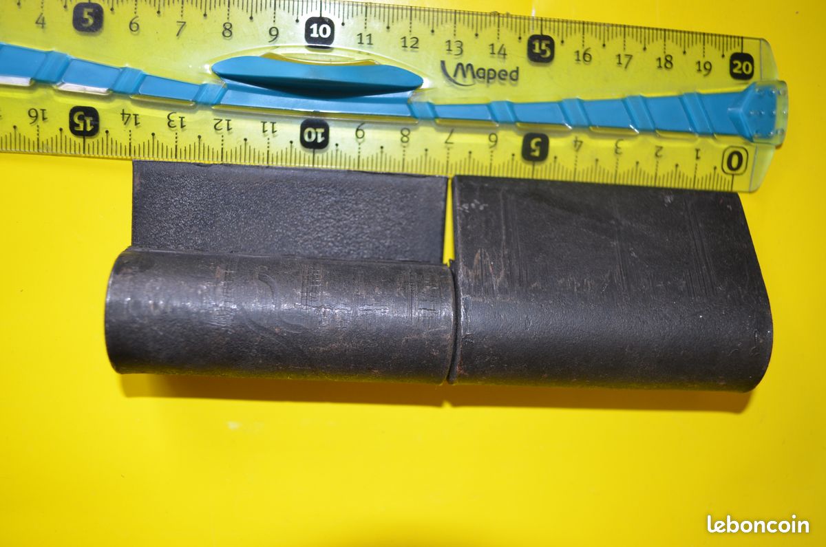 Paumelle à souder nœud plat réversible 140 mm (image 4)