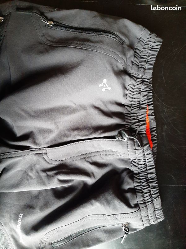 Pantalon de ski de fond noir (image 3)