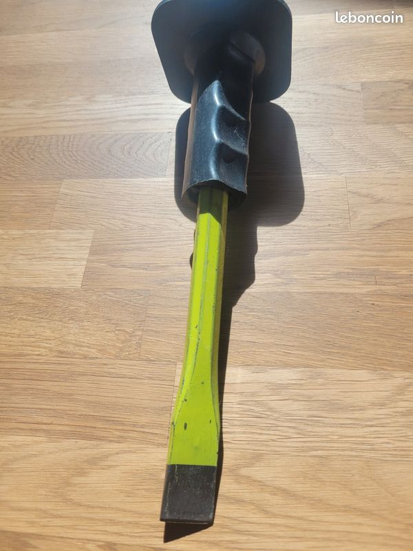 Burin plat – ciseau a froid avec pare-coup 25 x 300 mm neuf (image 1)