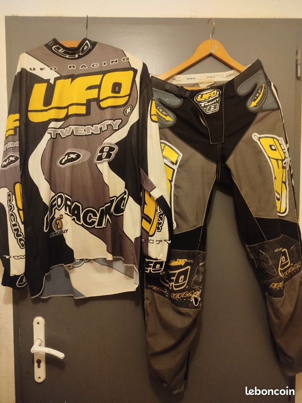 Maillot Motocross Vintage UFO Racing Années 1990 - Taille XXL Adulte - Fabriqué En Italie