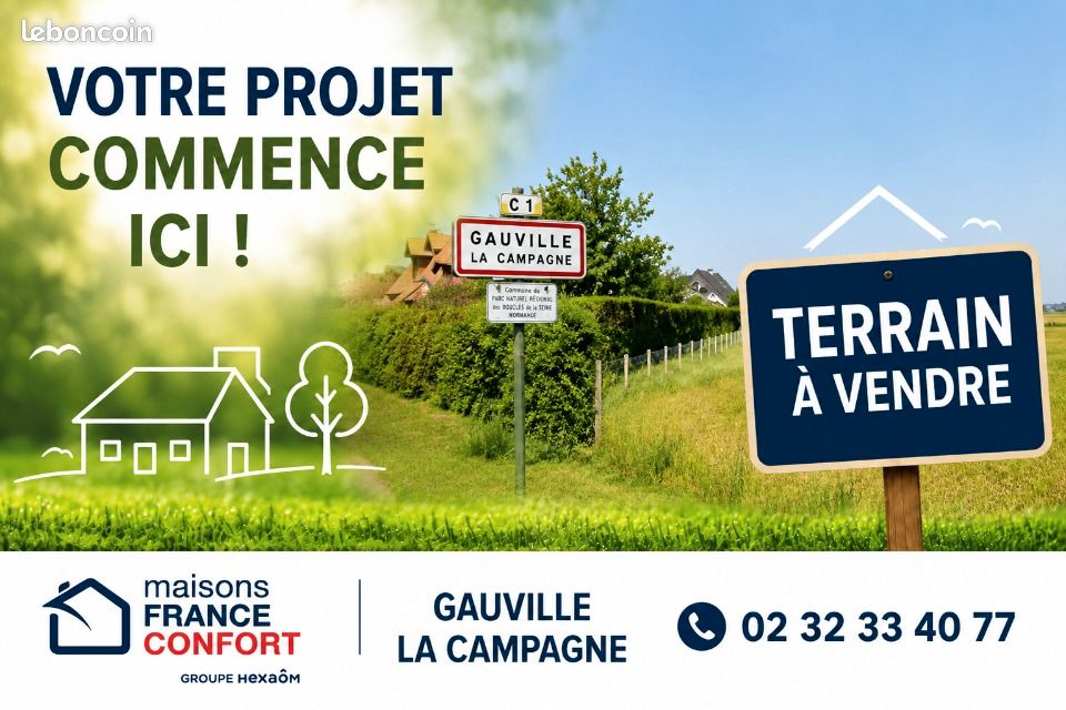 Terrain 902 m² Gauville La Campagne · à Gauville-la-Campagne · 75 000 €