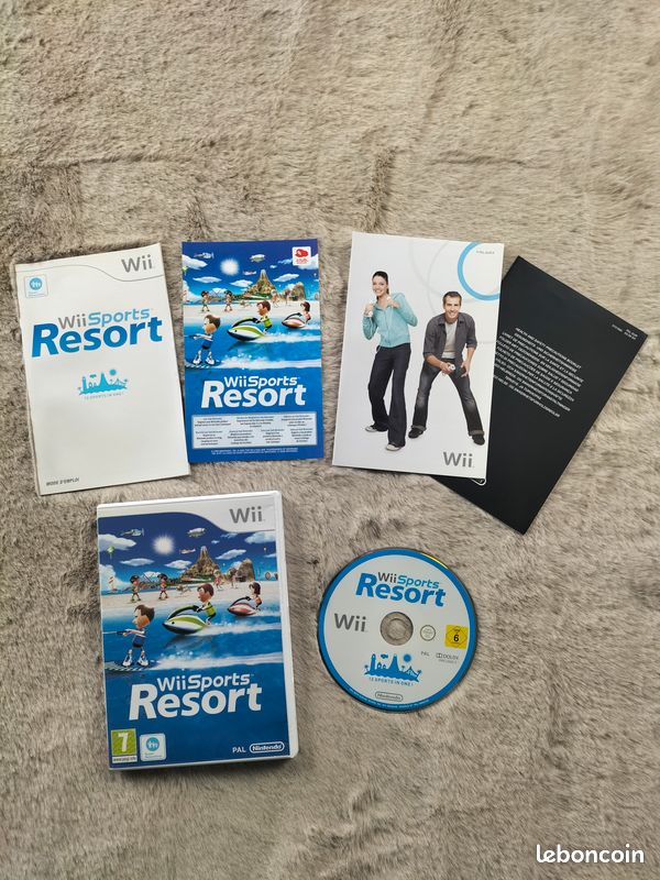 Jeux Wii Sports + Wii Sports Resort – Version Française, PAL, état Bon, Envoi Rapide