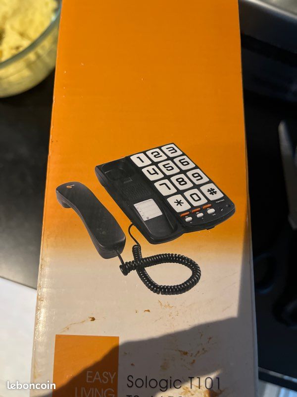 Téléphone fixe grand touche (image 3)