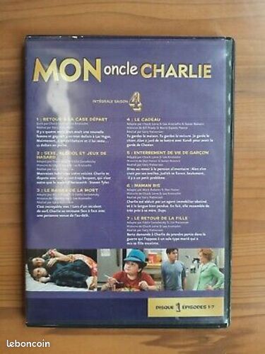 [DVD] DVD - Mon Oncle Charlie Intégrale Saison 4 - Episodes 1-7 - Bon état (image 1)