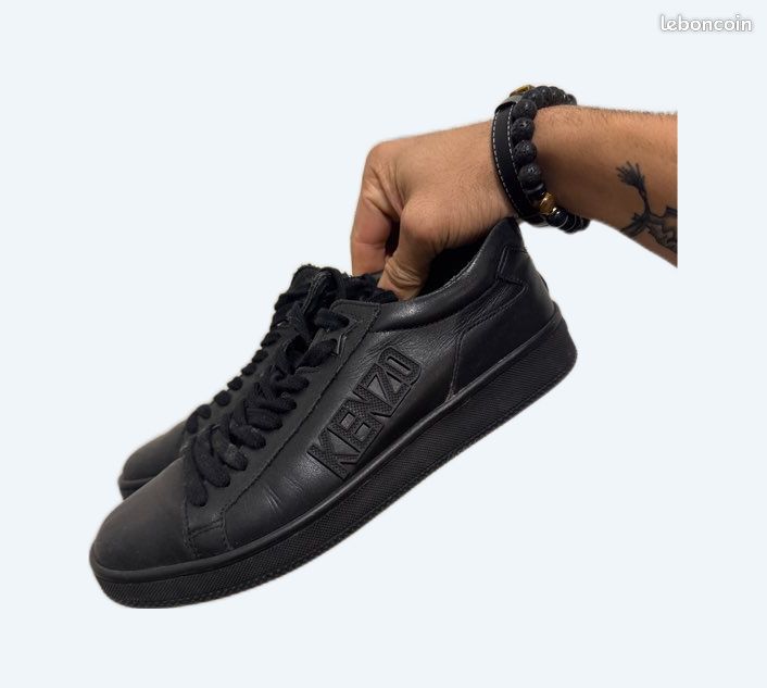 Kenzo Tennix Noir Sneaker Kenzo Homme Kenzo Tennix Basket