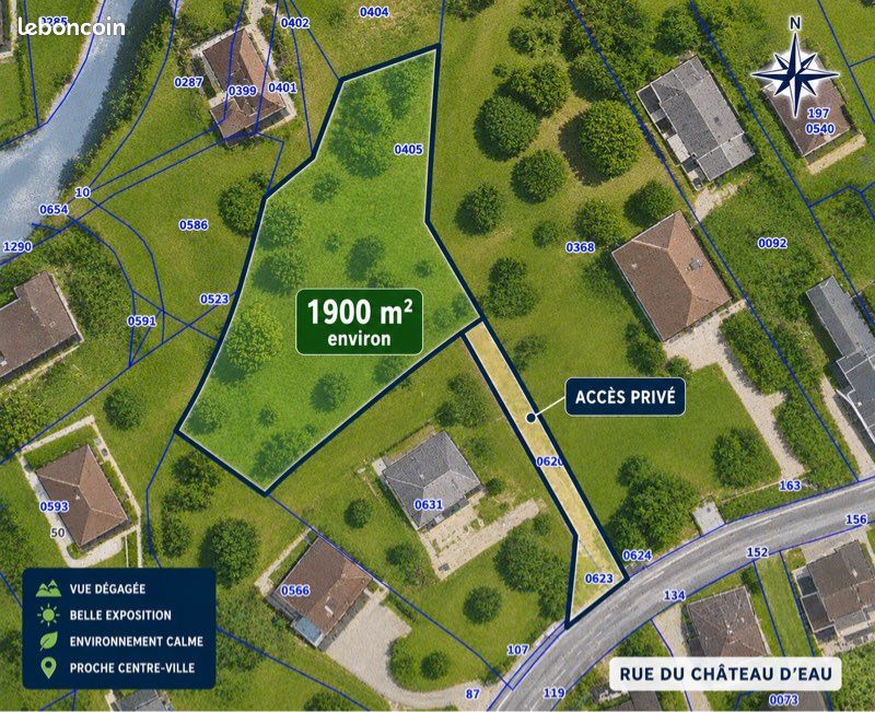 Une opportunité rare derrière ce chemin privé · à Lons-le-Saunier · 149 000 €