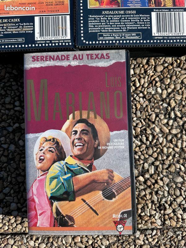 3 Casettes VHS Luis mariano (image 4)