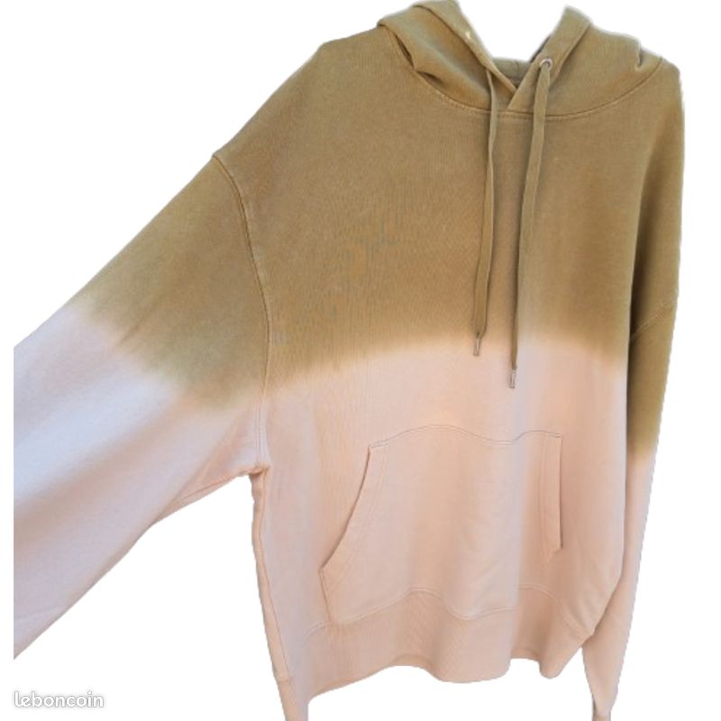 Hoodies/Sweat capuche bicolore tie & dye 100% coton biologique FAIR WEAR (image 1)
