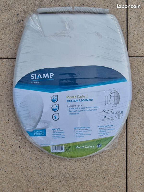 Visserie Siamp Monaco Abattant Kit Vis Et Fixation Pour Abattant