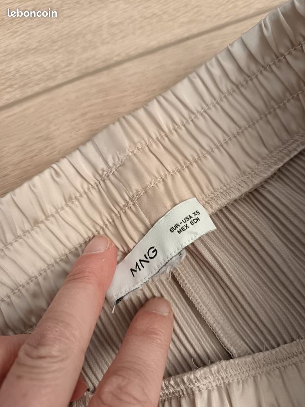 Pantalon gaufré Mango (image 3)