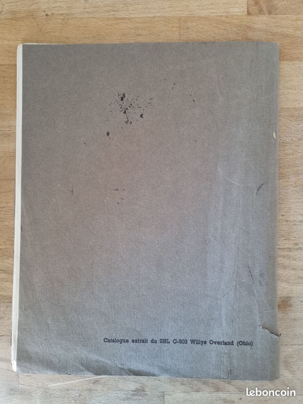 Catalogue de pièces détachées original d'époque CONCESSIONNAIRE JEEP WILLYS OVERLAND SOFIA Importateur distributeur général (image 8)