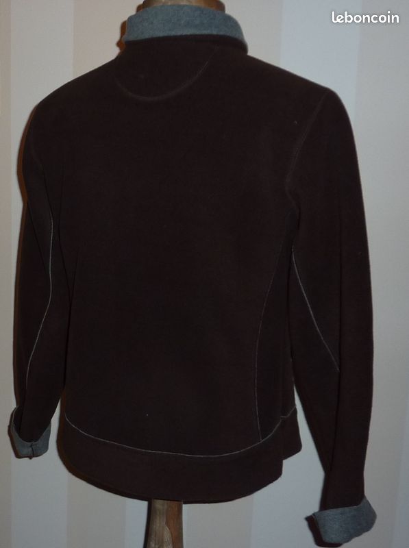 MISE AU GREEN - VESTE POLAIRE - MARRON GRIS - taille 4 = 44 🧥 (image 3)