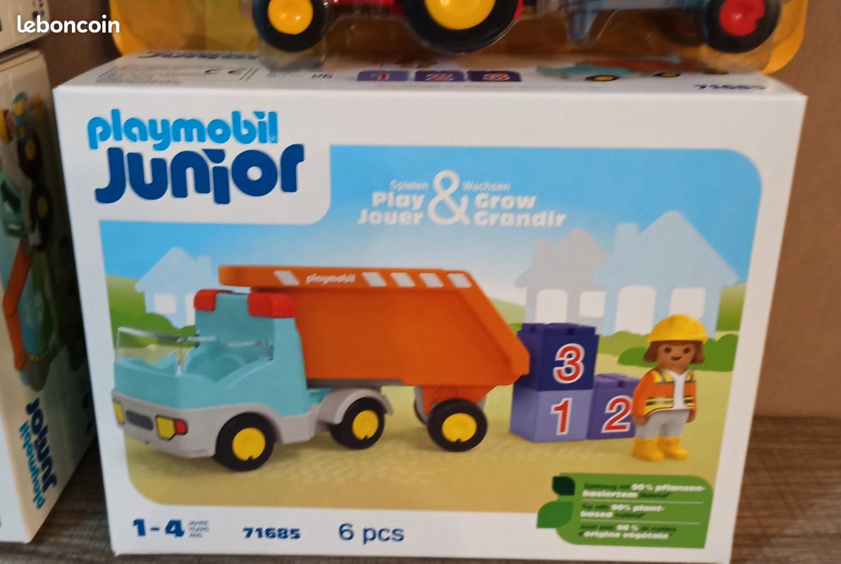 PLAYMOBIL 1 2 3 70126 Camion Semi Remorque Benne Neuf EUR 15,99 PLAYMOBIL 1 2 3 70126 Camion Semi Remorque Benne Neuf EUR 15,99
