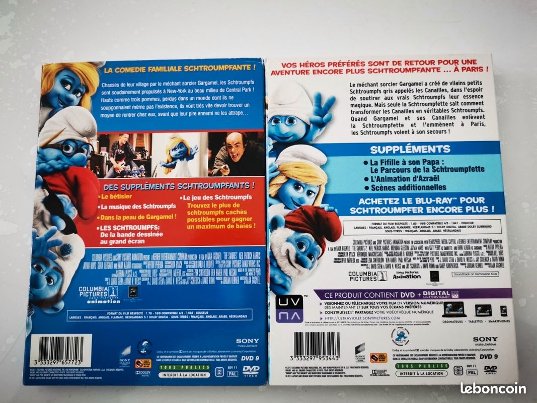 Dvd Les Schtroumpfs (image 2)